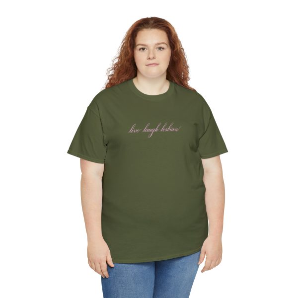 live laugh lesbian - Unisex Heavy Cotton Tee - LGBTQ - Image 31