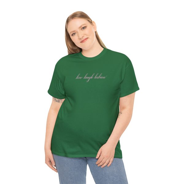 live laugh lesbian - Unisex Heavy Cotton Tee - LGBTQ - Image 40