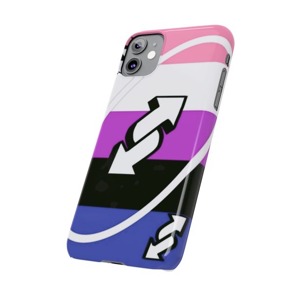 Genderfluid Flag Design - Slim Phone Case - Genderfluid pride flag phone case - Genderfluid phone case - Image 17