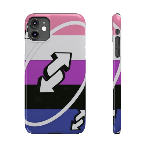 Genderfluid Flag Design - Slim Phone Case - Genderfluid pride flag phone case - Genderfluid phone case - Image 15