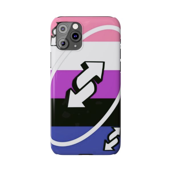 Genderfluid Flag Design - Slim Phone Case - Genderfluid pride flag phone case - Genderfluid phone case - Image 21