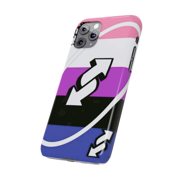 Genderfluid Flag Design - Slim Phone Case - Genderfluid pride flag phone case - Genderfluid phone case - Image 22