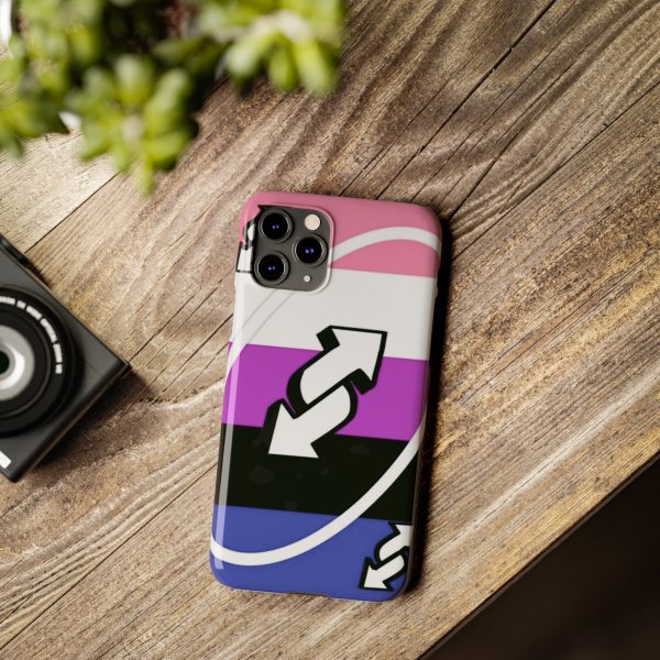 Genderfluid Flag Design - Slim Phone Case - Genderfluid pride flag phone case - Genderfluid phone case - Image 23