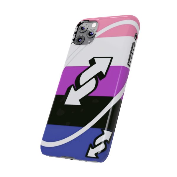 Genderfluid Flag Design - Slim Phone Case - Genderfluid pride flag phone case - Genderfluid phone case - Image 27