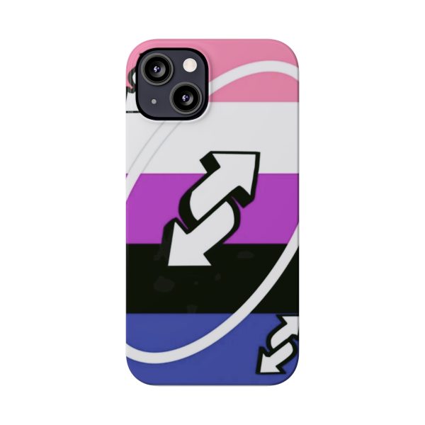 Genderfluid Flag Design - Slim Phone Case - Genderfluid pride flag phone case - Genderfluid phone case - Image 35