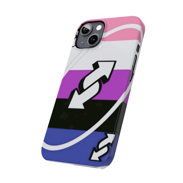 Genderfluid Flag Design - Slim Phone Case - Genderfluid pride flag phone case - Genderfluid phone case - Image 36