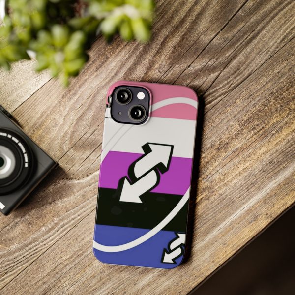 Genderfluid Flag Design - Slim Phone Case - Genderfluid pride flag phone case - Genderfluid phone case - Image 37