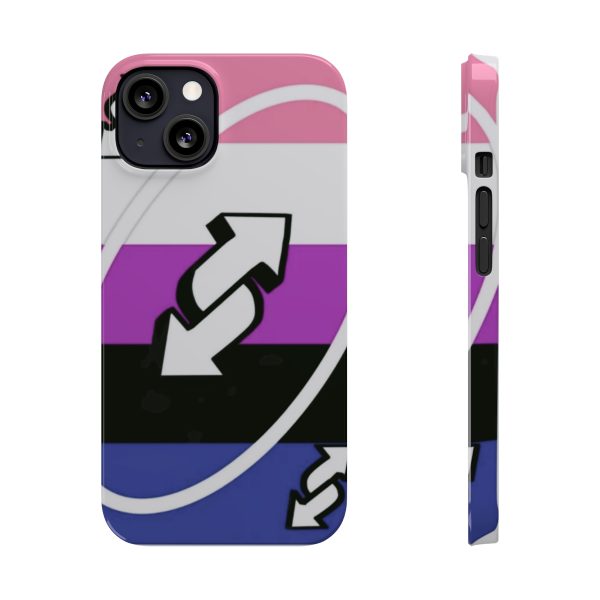 Genderfluid Flag Design - Slim Phone Case - Genderfluid pride flag phone case - Genderfluid phone case - Image 34