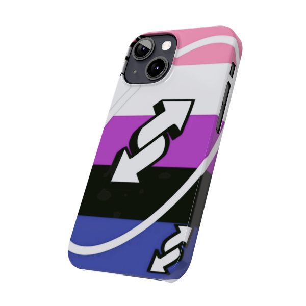 Genderfluid Flag Design - Slim Phone Case - Genderfluid pride flag phone case - Genderfluid phone case - Image 41