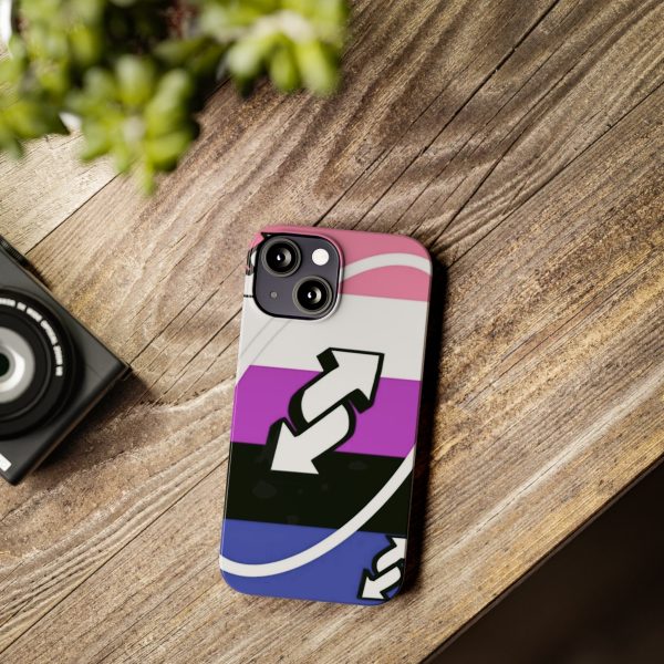 Genderfluid Flag Design - Slim Phone Case - Genderfluid pride flag phone case - Genderfluid phone case - Image 42