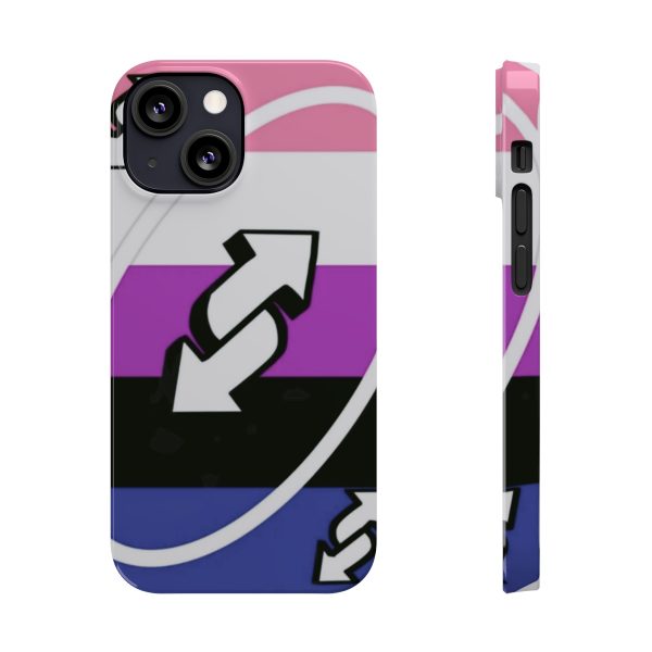 Genderfluid Flag Design - Slim Phone Case - Genderfluid pride flag phone case - Genderfluid phone case - Image 39