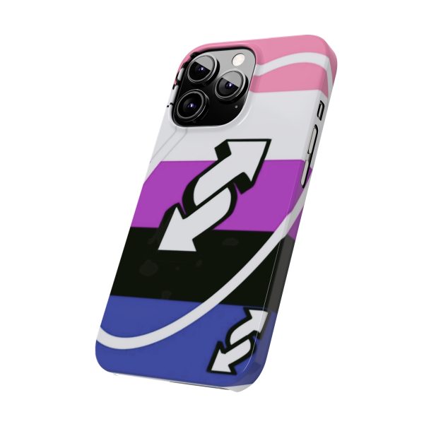 Genderfluid Flag Design - Slim Phone Case - Genderfluid pride flag phone case - Genderfluid phone case - Image 46