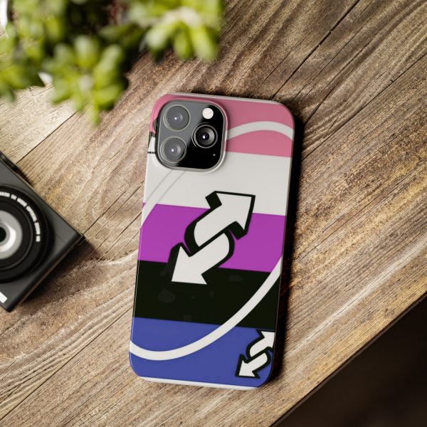 Genderfluid Flag Design - Slim Phone Case - Genderfluid pride flag phone case - Genderfluid phone case - Image 52