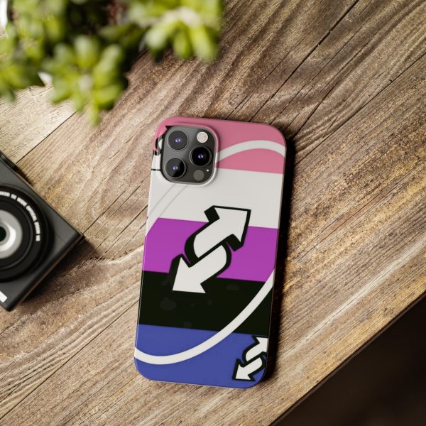 Genderfluid Flag Design - Slim Phone Case - Genderfluid pride flag phone case - Genderfluid phone case - Image 8