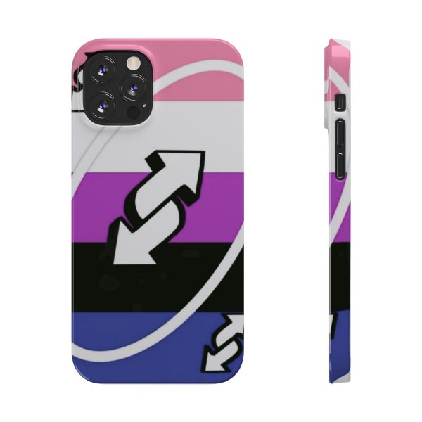 Genderfluid Flag Design - Slim Phone Case - Genderfluid pride flag phone case - Genderfluid phone case - Image 5