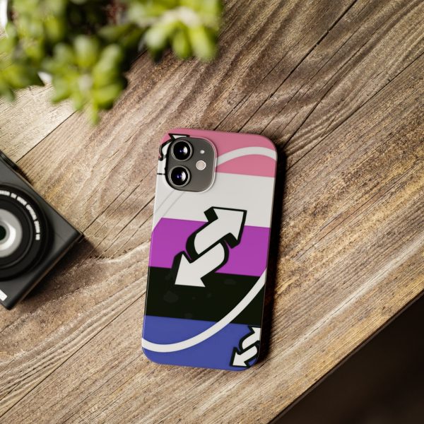 Genderfluid Flag Design - Slim Phone Case - Genderfluid pride flag phone case - Genderfluid phone case - Image 57