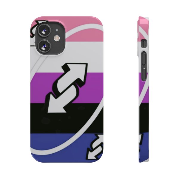 Genderfluid Flag Design - Slim Phone Case - Genderfluid pride flag phone case - Genderfluid phone case - Image 54