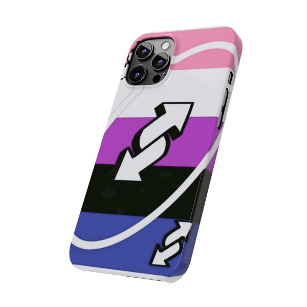 Genderfluid Flag Design - Slim Phone Case - Genderfluid pride flag phone case - Genderfluid phone case - Image 12