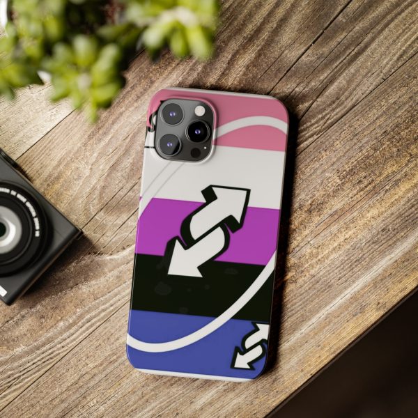 Genderfluid Flag Design - Slim Phone Case - Genderfluid pride flag phone case - Genderfluid phone case - Image 13