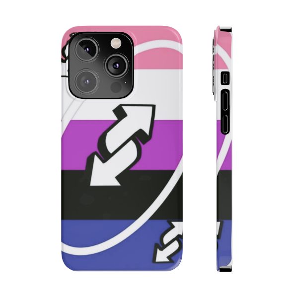 Genderfluid Flag Design - Slim Phone Case - Genderfluid pride flag phone case - Genderfluid phone case