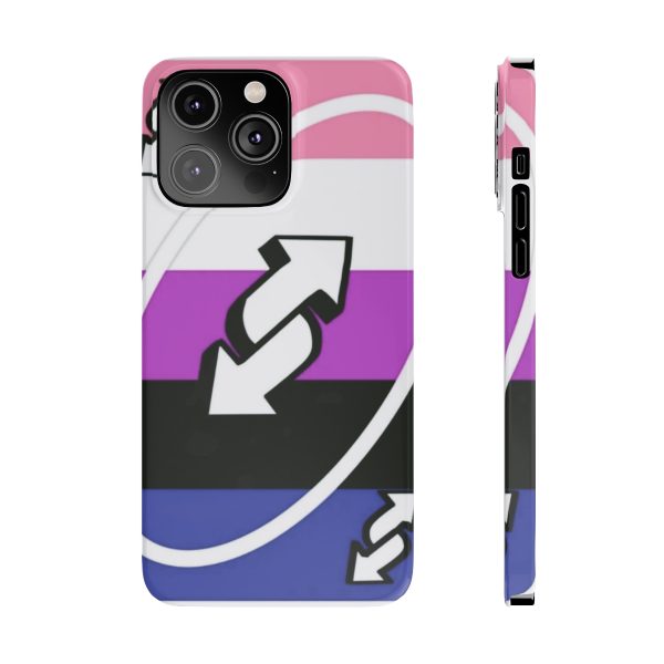 Genderfluid Flag Design - Slim Phone Case - Genderfluid pride flag phone case - Genderfluid phone case - Image 32